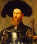 Portret mężczyzny w zbroi - Girolamo Romanino — widok dzieła