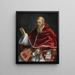 Portret papieża Juliusza III - Girolamo Siciolante da Sermoneta — oprawiony obraz na ścianie