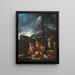 Bacchanale avec putti - Giulio Carpioni — oprawiony obraz na ścianie