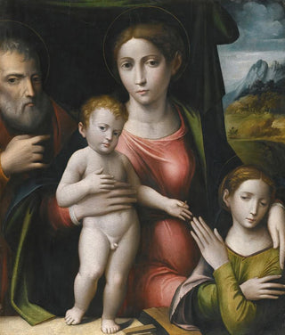 Giulio Raibolini - The Mystic Marriage Of Saint Catherine.webp