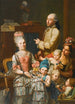 Portret Antonio Ghedini i jego rodziny - Giuseppe Baldrighi — widok dzieła
