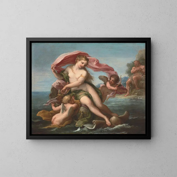 Le Triomphe de Galatée - Giuseppe Bartolomeo Chiari — oprawiony obraz na ścianie