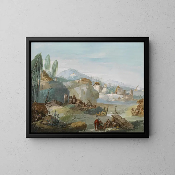 La Thébaïde - Giuseppe Bernardino Bison — oprawiony obraz na ścianie