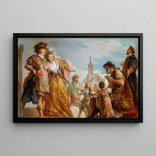 Giuseppe Cades - The Meeting of Gautier Count of Antwerp and his Daughter Violante.webp