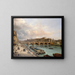 La Cité et le Pont Neuf vus du quai du Louvre - Giuseppe Canella — oprawiony obraz na ścianie