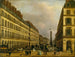 La rue de Castiglione - Giuseppe Canella — widok dzieła