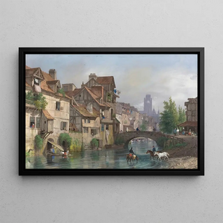 Giuseppe Canella - View Of Rouen.webp