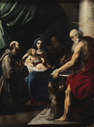 Giuseppe Cesari - Huile sur cuivre.webp