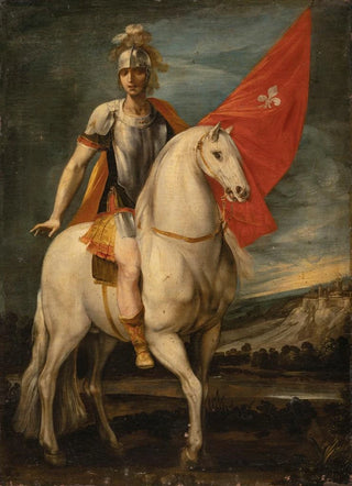 Giuseppe Cesari - Saint Louis of Toulouse on horseback.webp