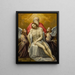Le Christ mort soutenu par Dieu le Père et deux anges - Giuseppe Cesari — oprawiony obraz na ścianie