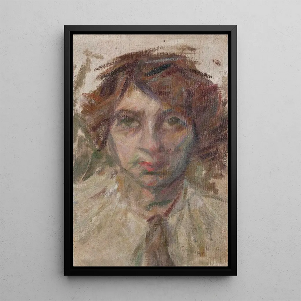 Portret malarza Paradisi - Giuseppe Cominetti — oprawiony obraz na ścianie