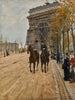L'Arc de Triomphe Paris - Giuseppe De Nittis — widok dzieła