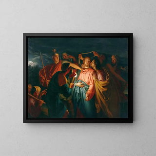 Le Baiser de Judas - Giuseppe Diotti — oprawiony obraz na ścianie
