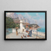 Scena z Capri - Giuseppe Giardiello — oprawiony obraz na ścianie