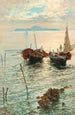 scena w pobliżu Neapolu - Giuseppe Giardiello — widok dzieła