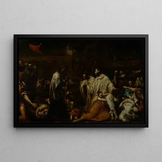 Giuseppe Maria Crespi - Blessed Bernard Tolomei Interceding for the Cessation of the Plague in Siena.webp