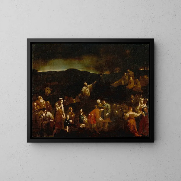 La Mission - Giuseppe Maria Crespi — oprawiony obraz na ścianie
