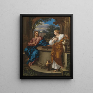 Giuseppe Nicola Nasini - Christ And The Woman Of Samaria.webp