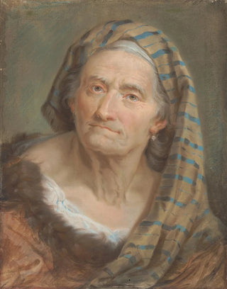 Giuseppe Nogari - An Elderly Woman In A Striped Shawl.webp