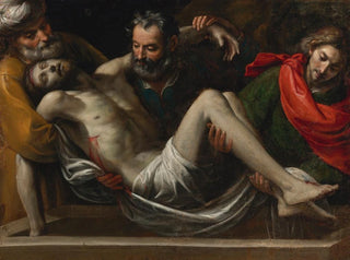 L'Enterrement du Christ - Giuseppe Vermiglio — widok dzieła