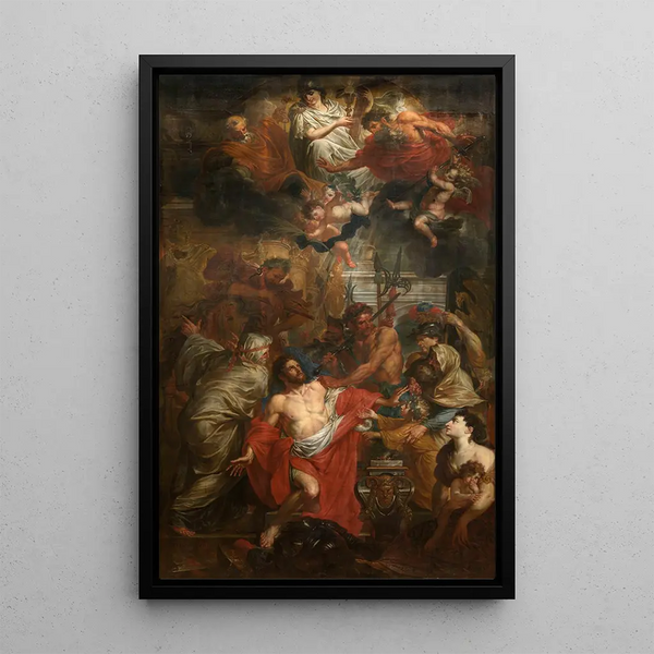 Le martyre de Saint Georges - Godfried Maes — oprawiony obraz na ścianie