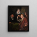L'examen médical - Godfried Schalcken — oprawiony obraz na ścianie