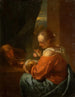 La Sainte Famille - Godfried Schalcken — widok dzieła