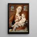 Matka Boża karmiąca - Goossen van der Weyden — oprawiony obraz na ścianie