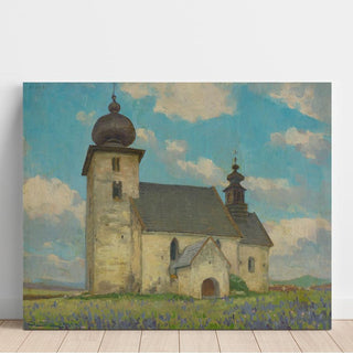 Gothic Church in Zehra - Ludovít Cordak | Reproduction Tableau Décoration murale affiche copie