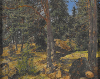 Ławka z sosen - Gottfrid Samuel Nickolaus Kallstenius — widok dzieła