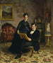 M. Robert Constantin i pani Maria Eleonora Berggren - Gottfrid Virgin — widok dzieła