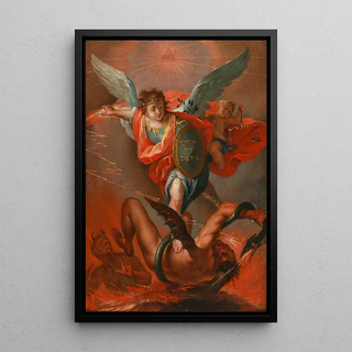 Gottfried Bernhard Gz - Archangel Michael Slaying the Dragon.webp