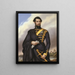 Charles XV 1826-1872 Król Szwecji - Gotthelf Rudolf Asel — oprawiony obraz na ścianie
