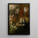 Alegoria na pamiątkę stadtholdera Fryderyka Hendrika 1584-1647 z portretem jego wdowy Amalii de Solms-Braunfels 1602-1675 - Govert Flinck — oprawiony obraz na ścianie