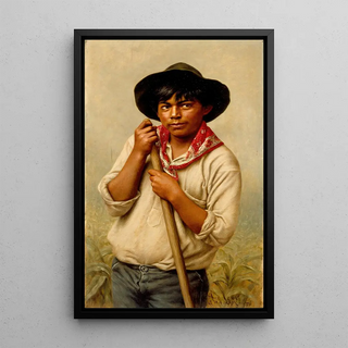 Grace Carpenter Hudson - Powley Young Man Hoeing Corn.webp