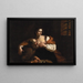 Caritas Romana - Guercino — oprawiony obraz na ścianie
