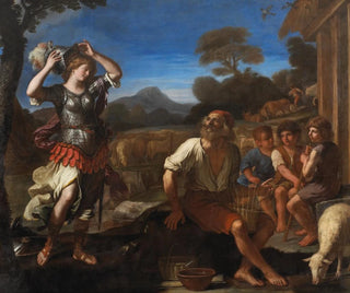 Erminia i pasterzy - Guercino — widok dzieła