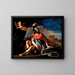 Mars z Kupidynem - Guercino — oprawiony obraz na ścianie