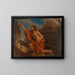 Święty Jan Chrzciciel na pustyni - Guercino — oprawiony obraz na ścianie