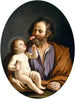 Święty Józef z Dzieciątkiem Jezus - Guercino — widok dzieła