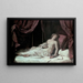 Śmierć Kleopatry - Guercino — oprawiony obraz na ścianie
