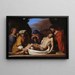 La Mise au tombeau - Guercino — oprawiony obraz na ścianie