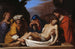 La Mise au tombeau - Guercino — widok dzieła