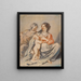 La Sainte Famille - Guercino — oprawiony obraz na ścianie