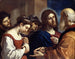 La femme adultère - Guercino — widok dzieła
