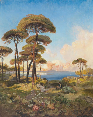 Guglielmo Giusti - Die Bucht von Neapel von Posilippo aus gesehen.webp