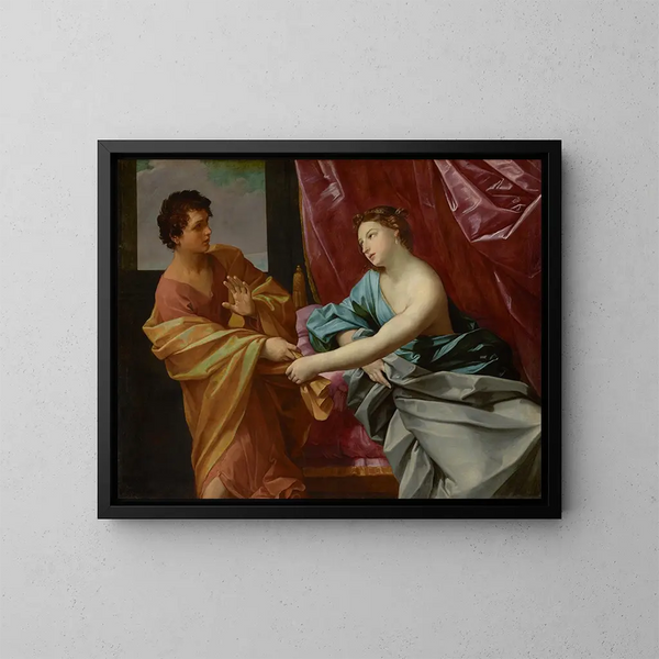Józefa i kobiety Potifara - Guido Reni — oprawiony obraz na ścianie