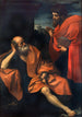 Paul reprymendujący Piotra pokutującego - Guido Reni — widok dzieła