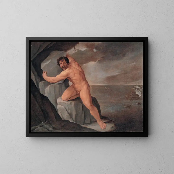 Polyphème - Guido Reni — oprawiony obraz na ścianie