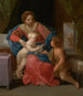 Matka Boska z Dzieciątkiem i świętym Janem Chrzcicielem - Guido Reni — widok dzieła